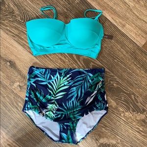 High Waisted Bathing Suit